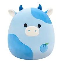 Squishmallows knuffel Rutanya de blauwe bosbessen koe - 30 cm