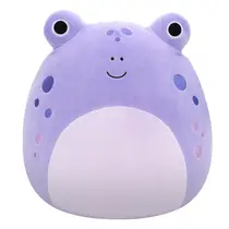 Squishmallows knuffel Nahomy het lavendelkleurige kikkervisje - 30 cm