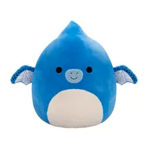 Squishmallows knuffel Adam de blauwe glanzende pterodactyl - 50 cm