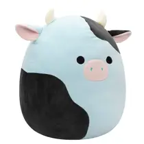 SQUISHMALLOWS CILLIAN BLUE AND BLACK COW