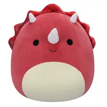 Squishmallows knuffel Tristan de rode triceratops - 60 cm