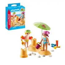 PLAYMOBIL SpecialPLUS kinderen met zandkasteel 71581