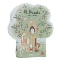 Little Dutch Forest Friends houten XL vloerpuzzel - 37 stukjes