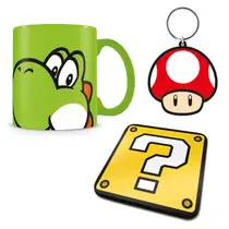 Super Mario mok cadeauset Yoshi 3-delig