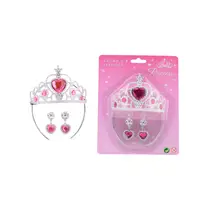 Princess Secret kroon en oorbellen set