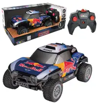 Op afstand bestuurbare X-Raid Mini JCW Buggy Red Bull