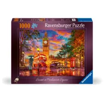 Ravensburger puzzel zonsondergang op Parliament Square Londen - 1000 stukjes