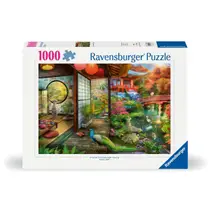 Ravensburger puzzel theehuis in Japanse tuin - 1000 stukjes