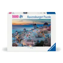 Ravensburger puzzel avond in Santorini - 1000 stukjes