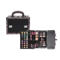 2-Tone make up koffer roze luipaard