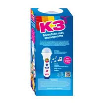 K3 MICROFOON MET STEMOPNAME - ALLE KLEUR