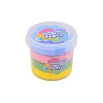 Jumbo regenboog stuiterende putty in emmer - 400 gram