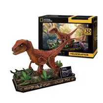 National Geographic 3D-puzzel Velociraptor