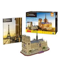 National Geographic 3D-puzzel van de Notre-Dame-kathedraal