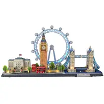 3D-puzzel van de London Skyline met LED-verlichting