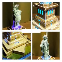 3D PUZZEL STATUE OF LIBERTY LED