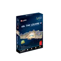 3D PUZZEL THE LOUVRE LED