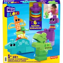 MEGA BLOKS SQUEAK N CHOMP DINOS