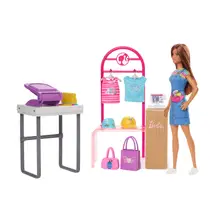 Barbie maak en verkoop boetiek speelset