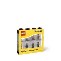 LEGO VITRINE MINIFIGURE 8 ZWART