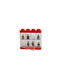 LEGO VITRINE MINIFIGURE 8 ROOD