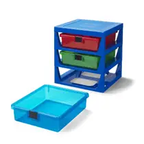 LEGO OPBERGREK MET 3 LADES BLAUW