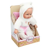 BEAU BABYPOP 33 CM IN POPPENZITJE