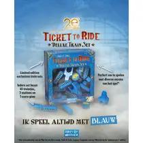 TICKET TO RIDE 20TH DELUXE TRAIN BLAUW