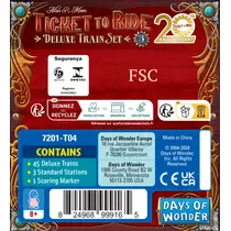 TICKET TO RIDE 20TH DELUXE TRAIN ROOD