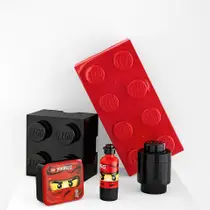 LEGO opbergbox brick 4 - rood