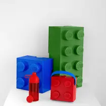 LEGO opbergbox brick 4 - blauw