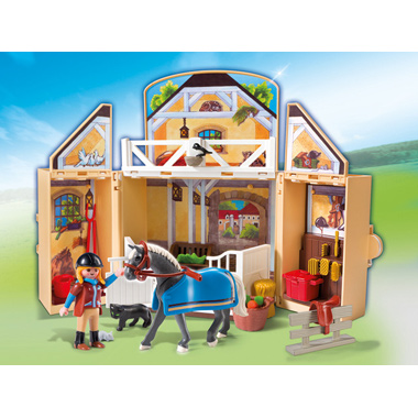 PLAYMOBIL Country speelbox paardenstal 5418 productafbeelding 6