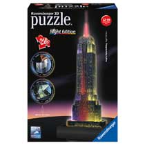 Ravensburger 3D-puzzel Empire State Building met licht - 216 stukjes