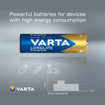 Varta AA Batterijen 4+4 Gratis productafbeelding 6