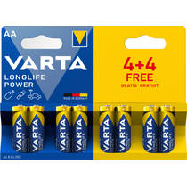 Varta AA Batterijen 4+4 Gratis productafbeelding 2