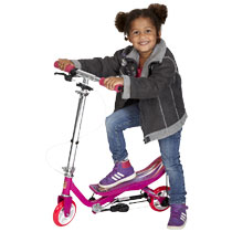 - Space Scooter Junior Roze-Paars -