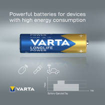 VARTA Longlife Power AA-batterijen 4-delig productafbeelding 6