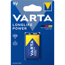 VARTA Longlife Power 9V Blister batterij productafbeelding 2