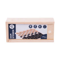 Longfield Games damstenen - hout productafbeelding 2