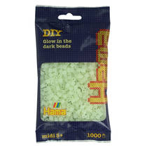 Hama strijkkralen Glow - groen - 1000-delig