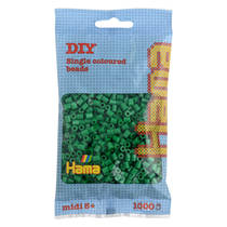 Hama strijkkralen - groen - 1000-delig