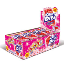Chupa Chups crazy dips aardbei