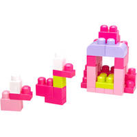 MEGA Bloks First Builders blokkenzak - 60 stuks - roze productafbeelding 3