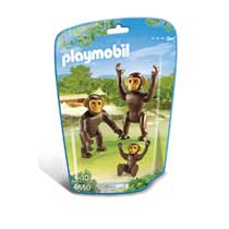 PLAYMOBIL chimpansees met baby 6650