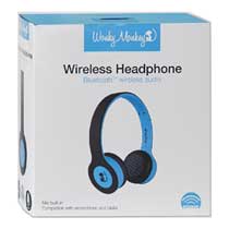 Wonky Monkey Wireless Bluetooth Headphone Blauw-Zwart