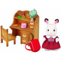 Sylvanian Families zus Chocoladekonijn met bureau 5016