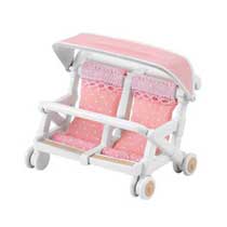 Sylvanian Families dubbele kinderwagen 4533