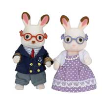 Sylvanian Families opa en oma Chocoladekonijn 5190 productafbeelding 2