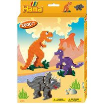 Hama strijkkralen dinosaurus - 2000-delig