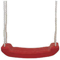 Plastic schommel plank - 42/36 x 16 cm